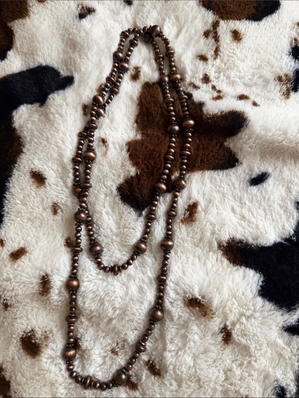 Faux Copper Western Pearls